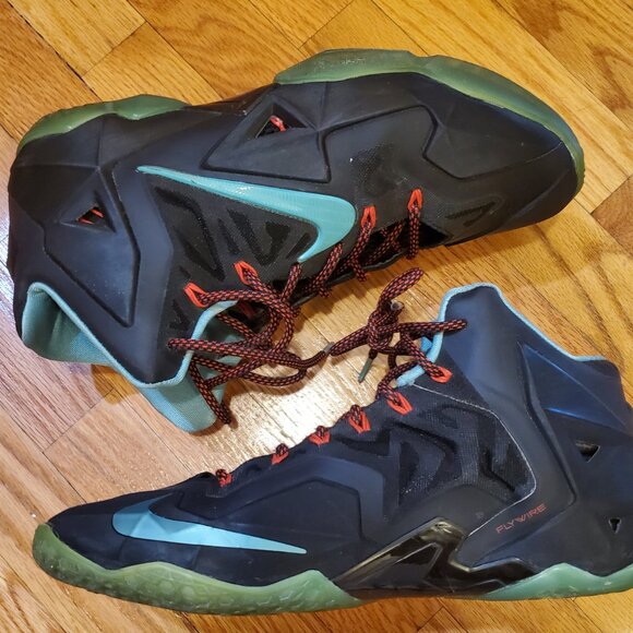 NIKE LEBRON 11 "Diffused Jade" Sneaker Men size US 11.5 - Picture 3 of 7